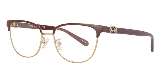 COACH HC5130 - Burgundy, Metal, Oval frame