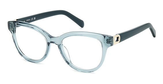 Fossil FOS 7182 - Crystal Green, Acetate, Round frame