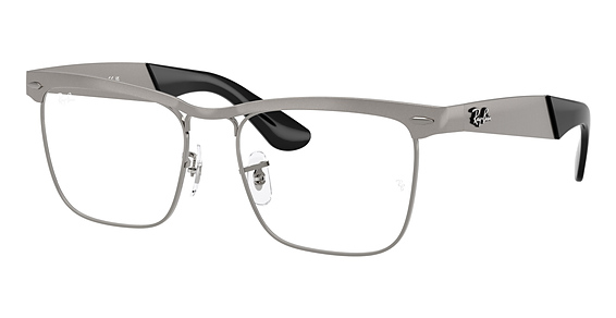 Ray-Ban RX3875V WAYFARER DELUXE - Sandblasted Gunmetal, Metal, Rectangle frame