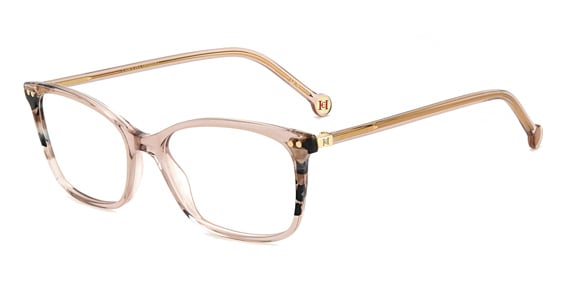 Carolina Herrera HER 0246 - Peach Havana, Acetate, Rectangle frame