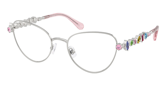 Swarovski SK1024 - Silver, Metal, Oval frame