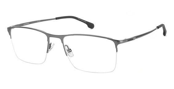 Carrera 8906 - Matte Dark Ruthenium, Stainless Steel, Rectangle frame