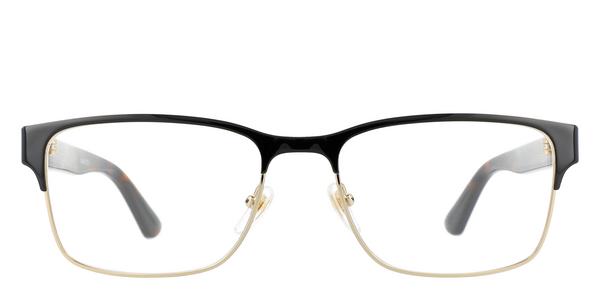 Gucci GG0750O - Black Havana, Metal, Rectangle frame
