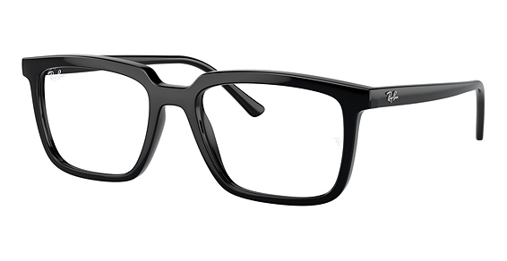Ray-Ban RX7239 ALAIN - Black, Acetate, Rectangle frame