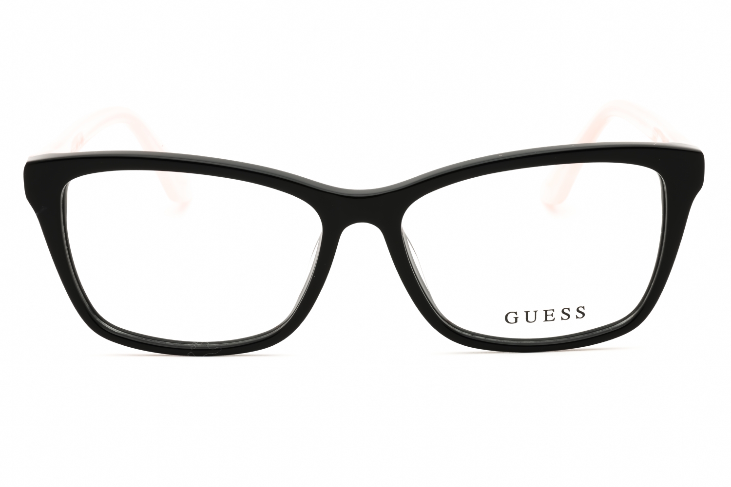 Guess GU50185 - Shiny Black, Acetate, Rectangle frame