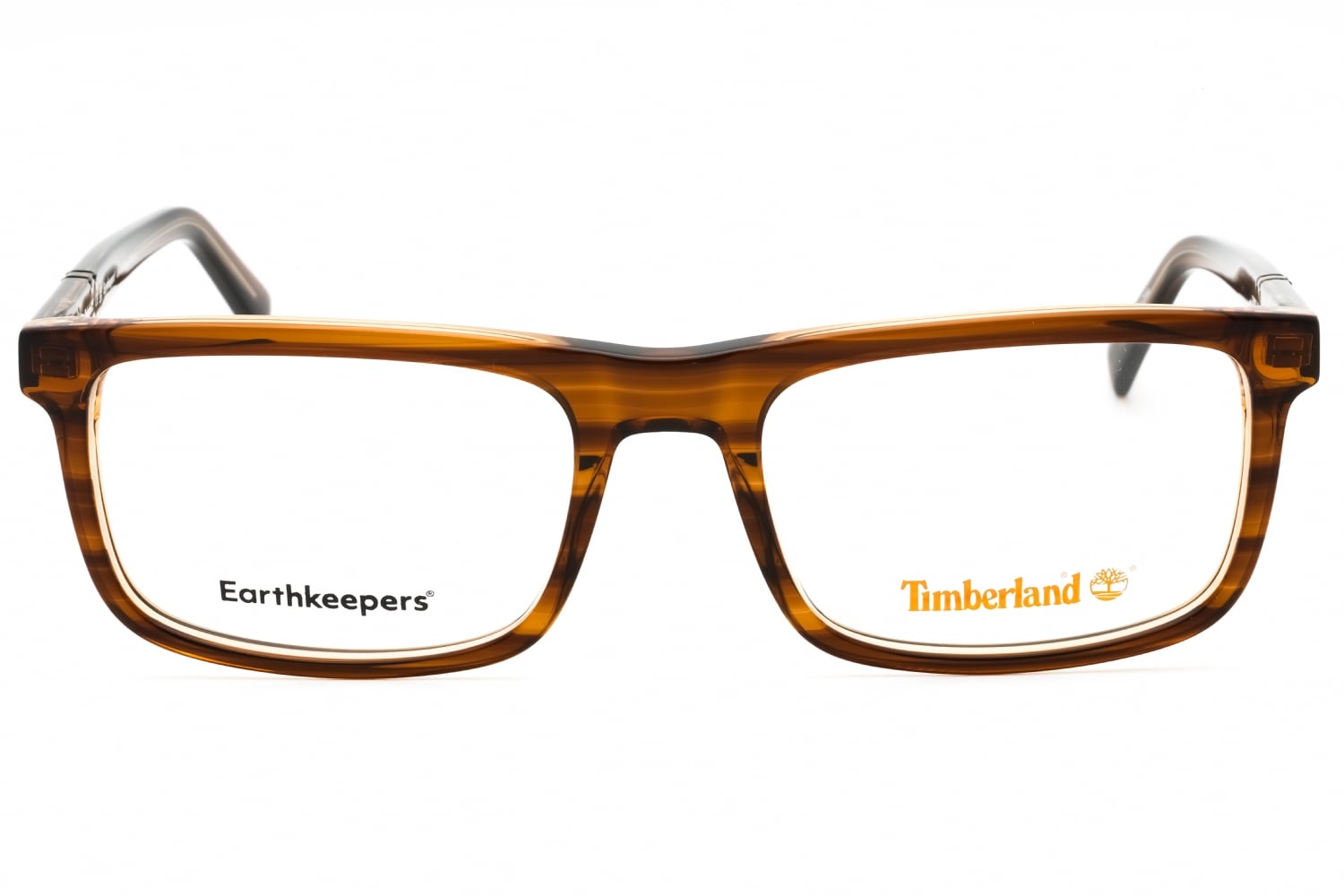 Timberland TB50023 - Shiny Dark Brown, Acetate, Rectangle frame