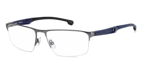 CARRERA DUCATI Carduc 025 - Matte Dark Ruthenium Blue, Metal, Rectangle frame