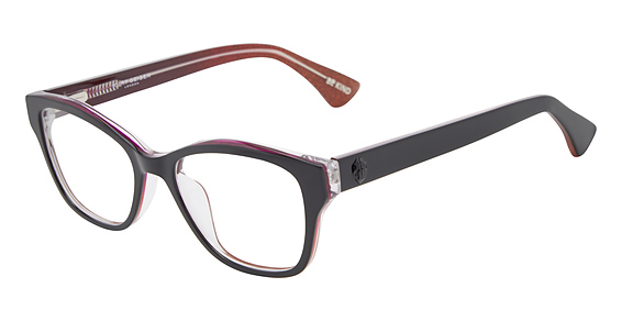 KURT GEIGER Kgl5013 - Blck Orng, Acetate, Rectangle frame