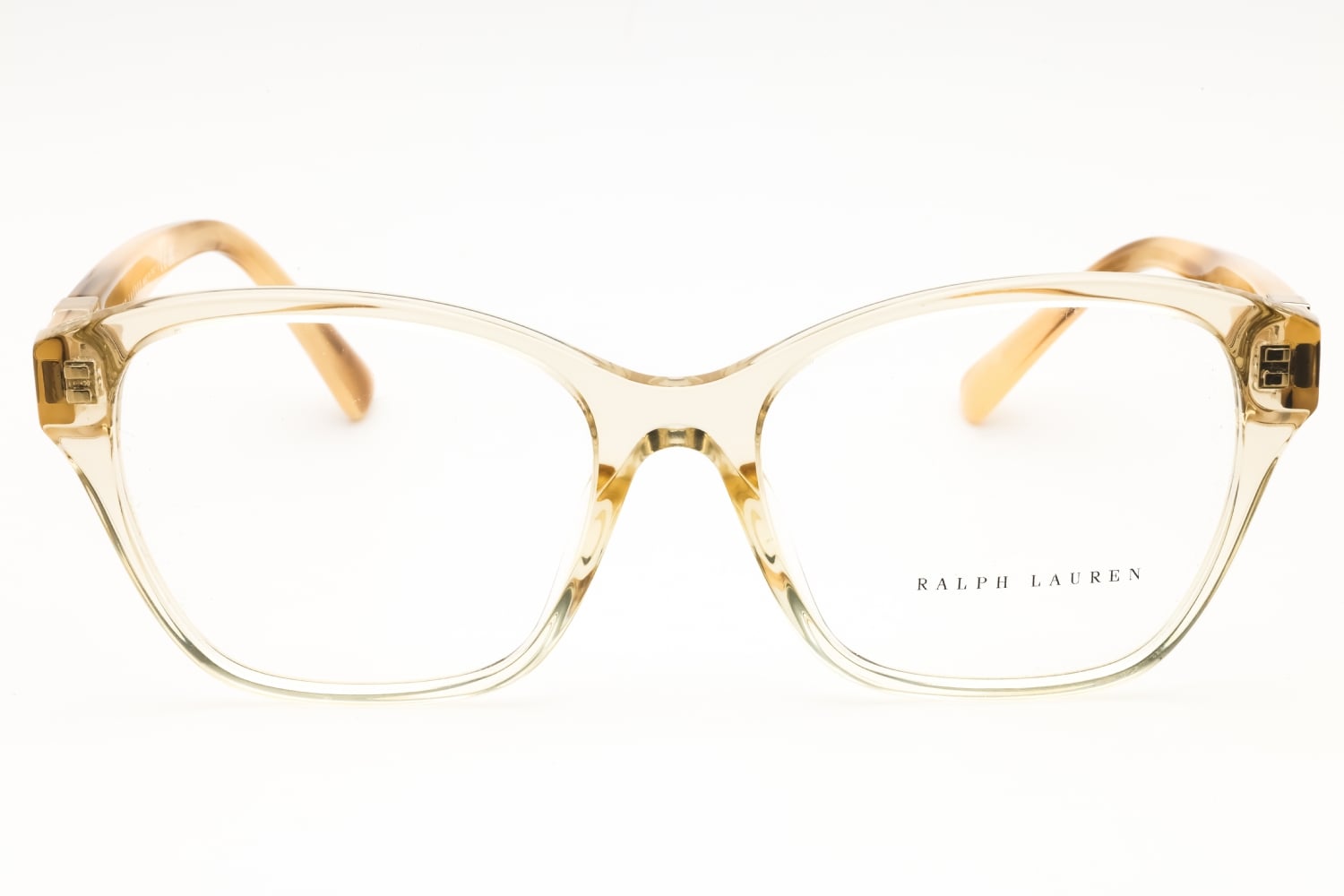Ralph Lauren 0RL6236U - Transparent Beige Brown, Plastic, Cat Eye frame