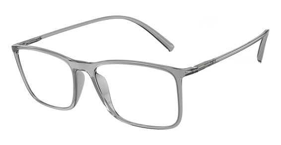 Giorgio Armani AR7244U - Transparent Grey, Acetate, Rectangle frame