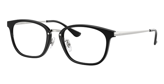 Ray-Ban RX7247D - Black, Acetate, Oval frame