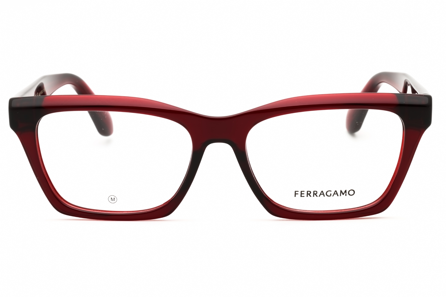 Salvatore Ferragamo SF2986 - Transparent RED, Acetate, Rectangle frame