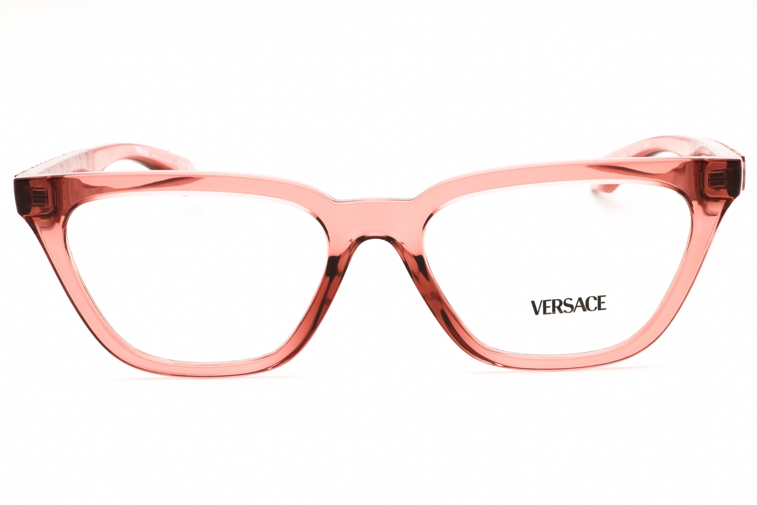 Versace 0VE3352U - Transparent Peach, Plastic, Cat Eye frame