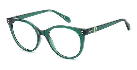 Polaroid PLD D601 - Green, Plastic, Cat Eye frame