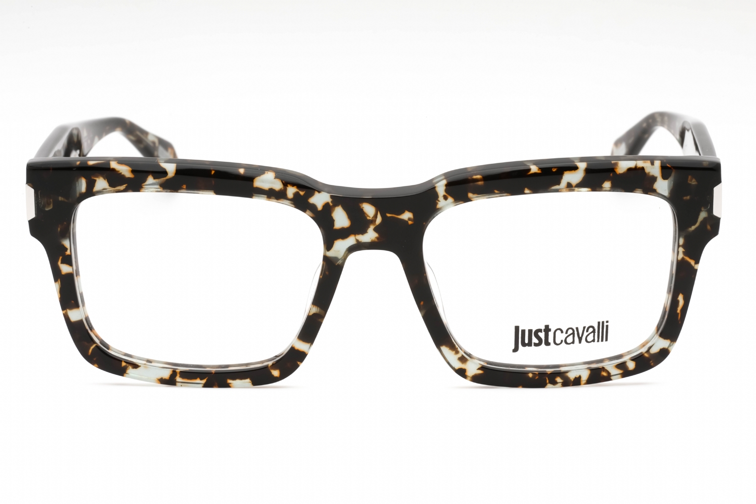 Just Cavalli VJC015 - Brown Grey Tortoise, Plastic, Rectangle frame