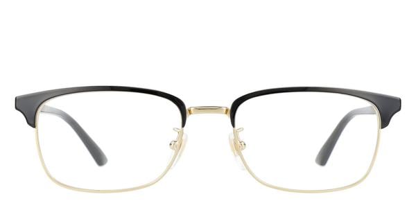 Gucci GG0131O - Black, Metal, Rectangle frame