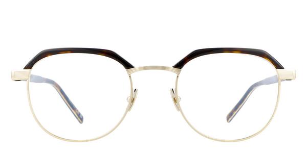 Saint Laurent SL 124 - Havana, Metal, Round frame