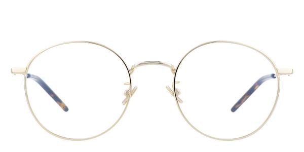 Saint Laurent SL 237/F - Gold, Metal, Round frame