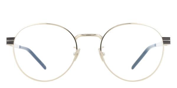 Saint Laurent SL M63 - Gold, Metal, Round frame