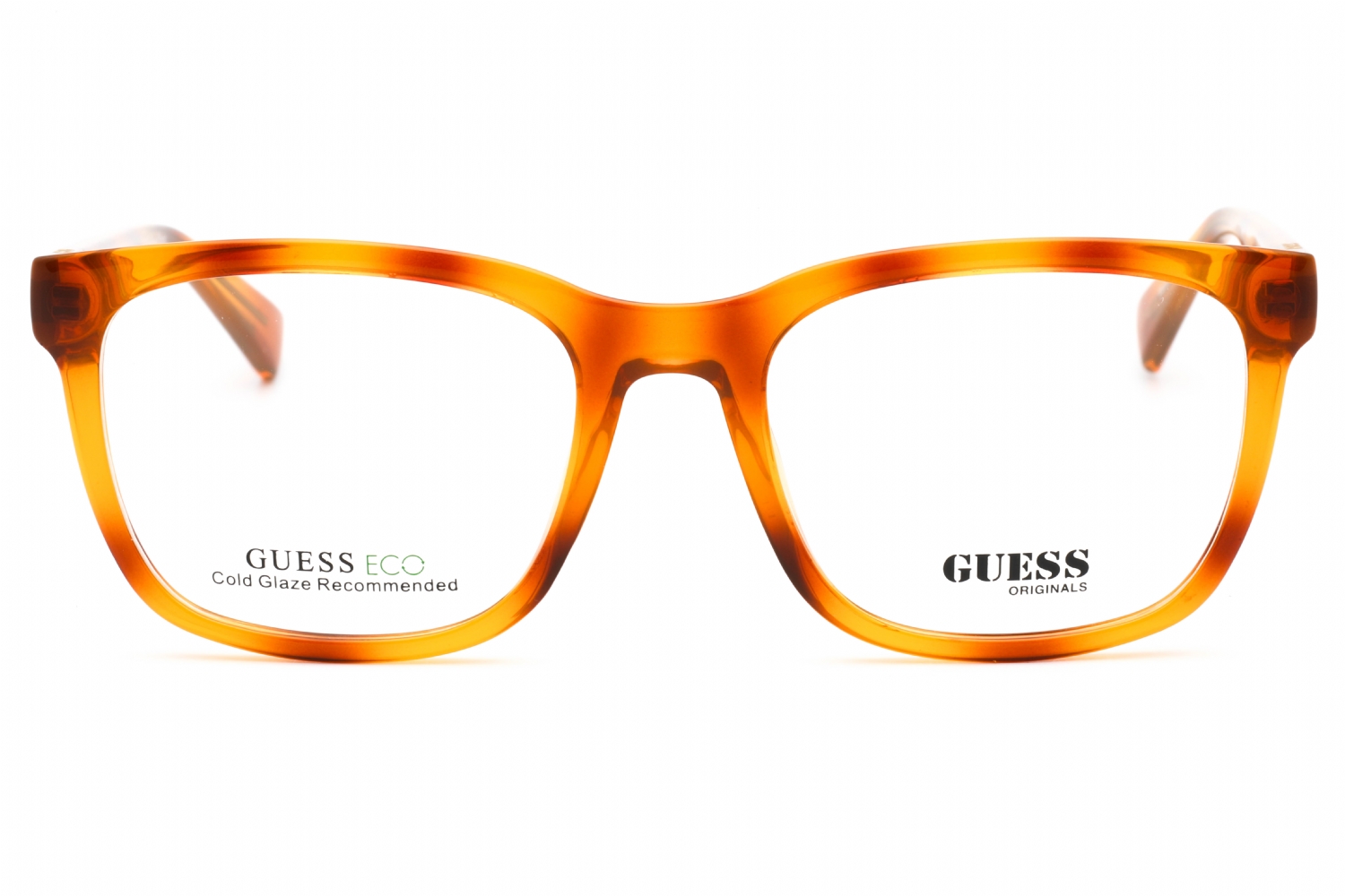 Guess GU8281 - Blonde Havana, Plastic, Rectangle frame