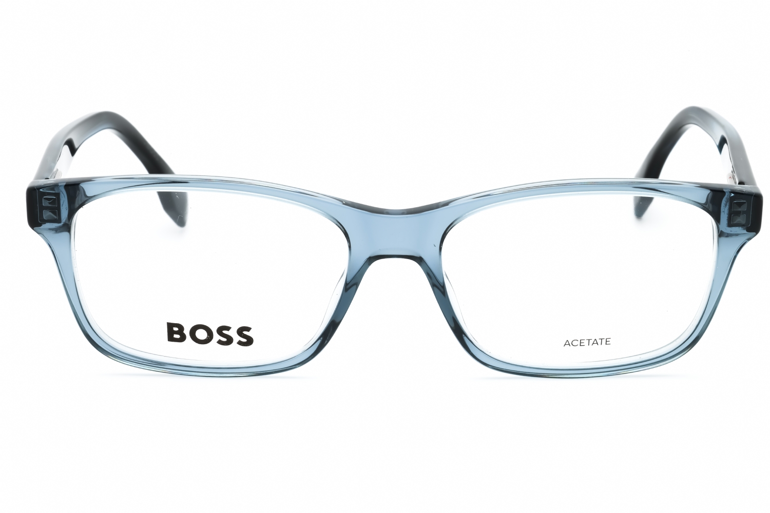 Hugo Boss BOSS 1645 - Blue Horn, Plastic, Rectangle frame