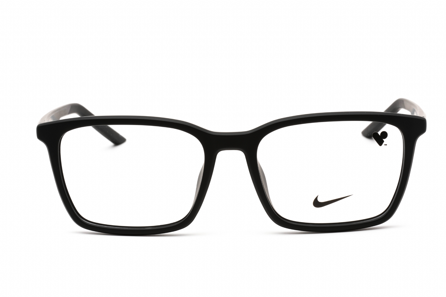 Nike NIKE 7256 - Matte Black, Acetate, Rectangle frame
