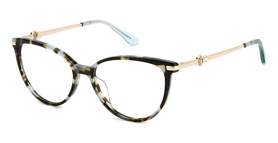 Juicy Couture JU 241/G - Havana Gold, Acetate, Cat Eye frame