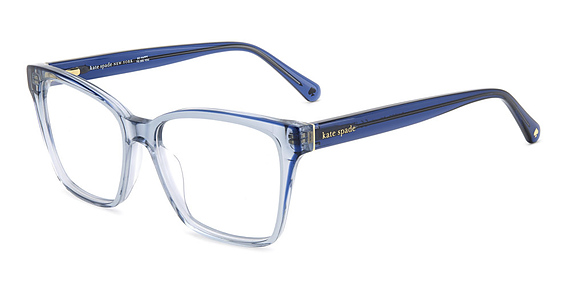 Kate Spade Claudie/G/US - Blue, Acetate, Cat Eye frame