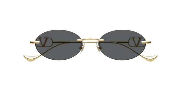 Valentino VG0032S - Gold, Metal, Geometric frame