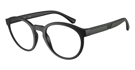 Emporio Armani EA4152V - Matte Black, Acetate, Mixed Shapes frame