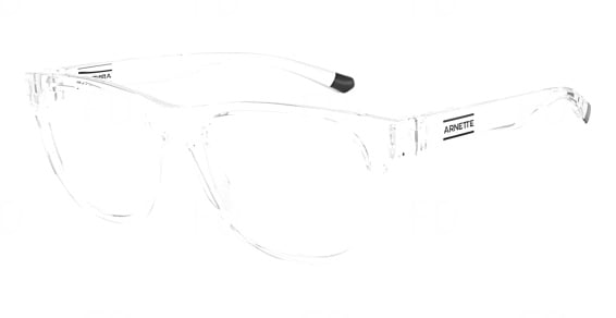 Arnette AN7296U - Crystal, Acetate, Rectangle frame