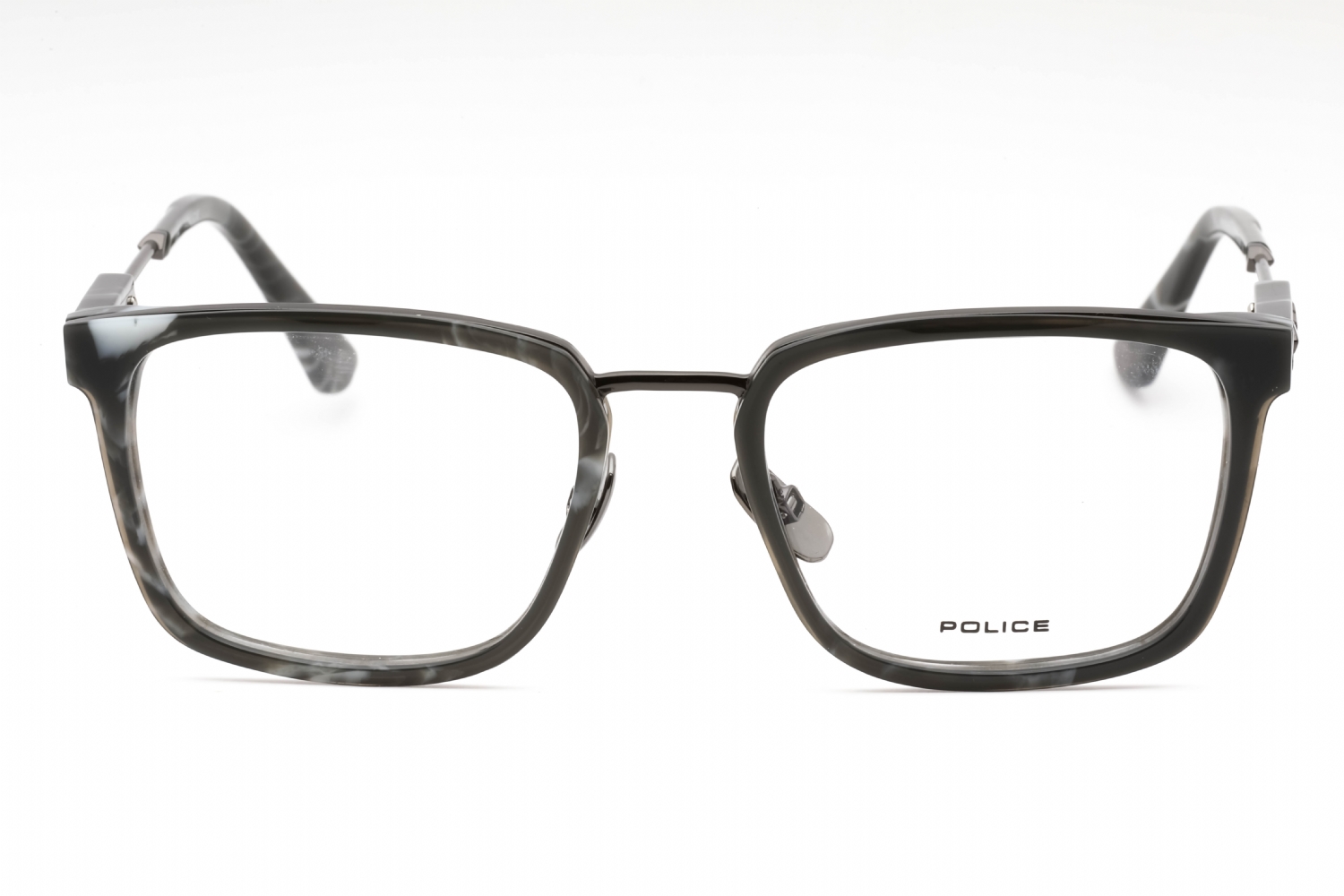 Police VPLF09 - Grey Tortoise, Metal, Rectangle frame