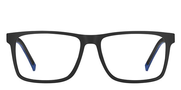 Tommy Hilfiger TH 1948 - Matte Black Blue, Acetate, Rectangle frame