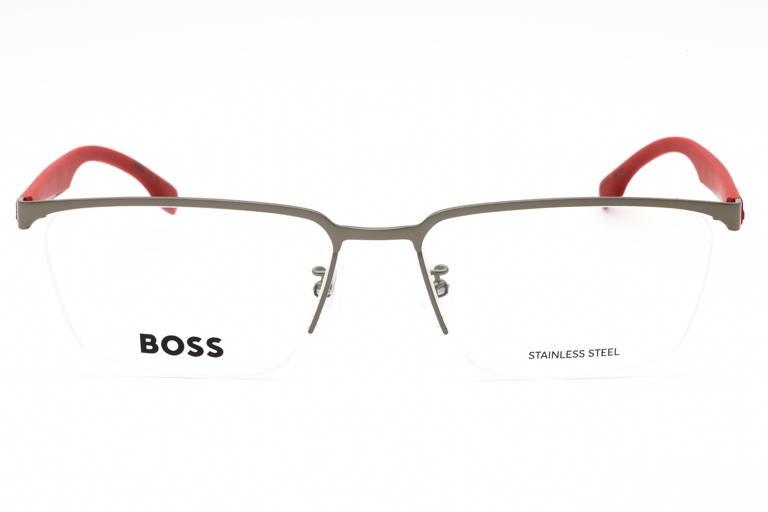Hugo Boss BOSS 1543/F - Mtdk Ruthenium, Metal, Rectangle frame
