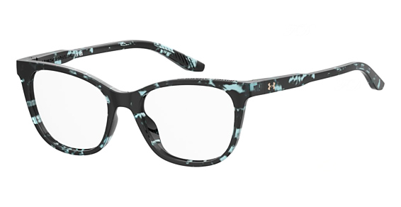 Under Armour UA 5072 - Green Havana, Plastic, Rectangle frame