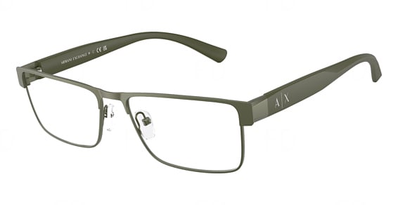 Armani Exchange AX1078 - Matte Green, Metal, Mixed Shapes frame