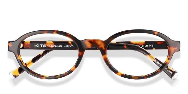 KITS Ash - Dark Havana, Acetate, Oval frame