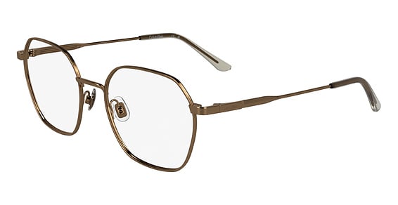 Calvin Klein CK25103 N - Amber Gold, Metal, Rectangle frame