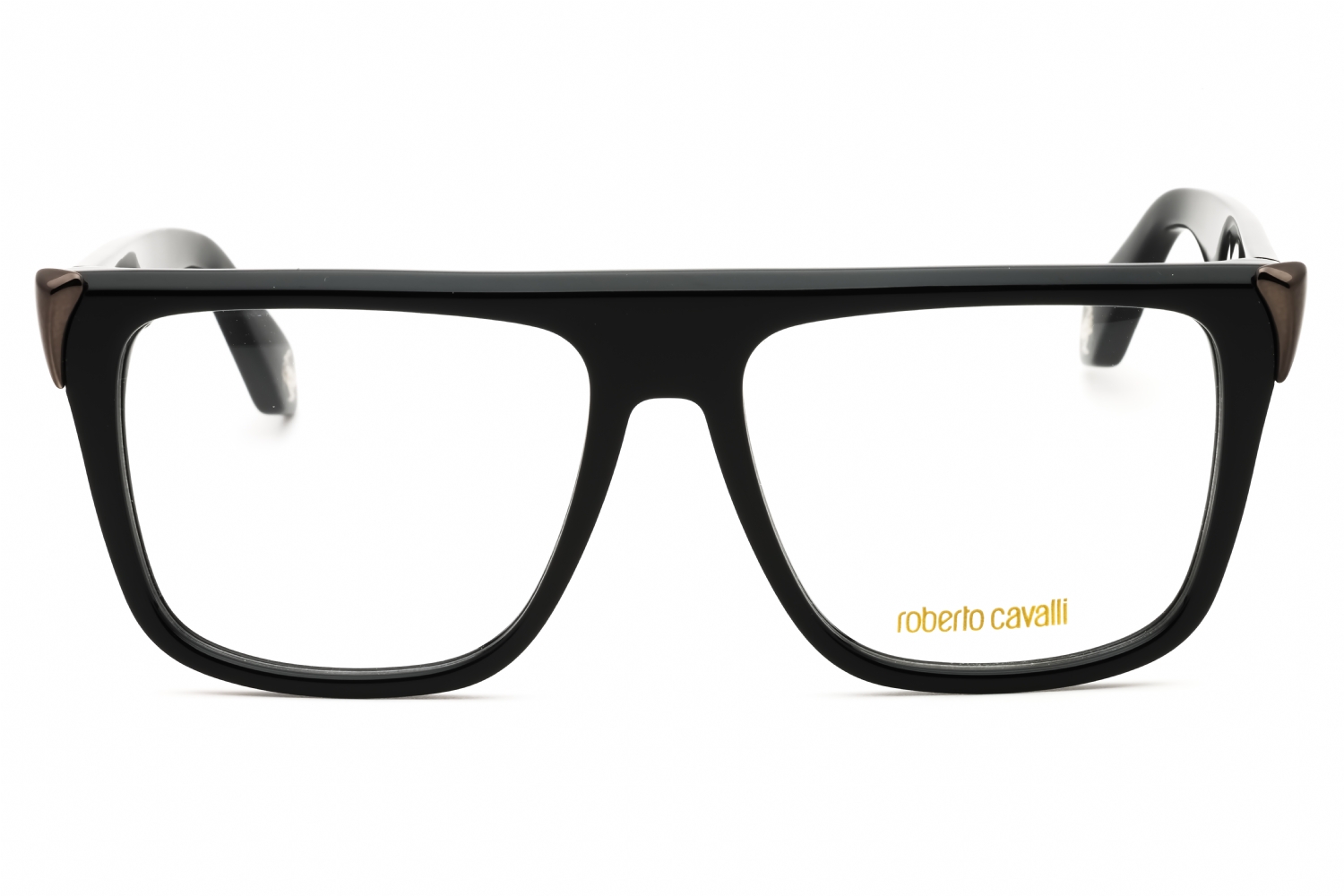 Roberto Cavalli VRC025V - Shiny Black, Acetate, Rectangle frame