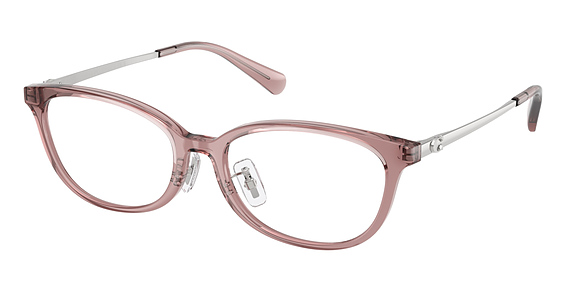 COACH HC6295D - Transparent Mauve, Acetate, Oval frame