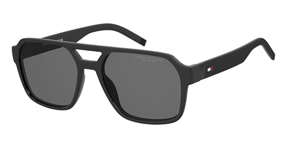 Tommy Hilfiger TH 2376/S - 807m9 Black, Plastic, Rectangle frame