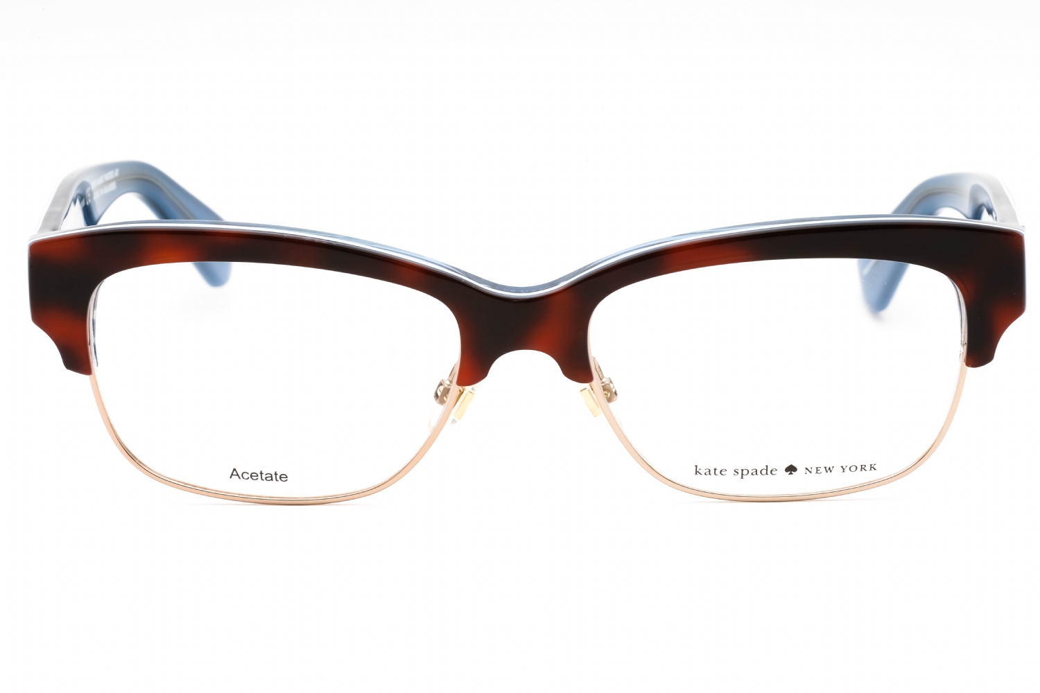 Kate Spade Shantal - Havana Blue, Plastic, Rectangle frame