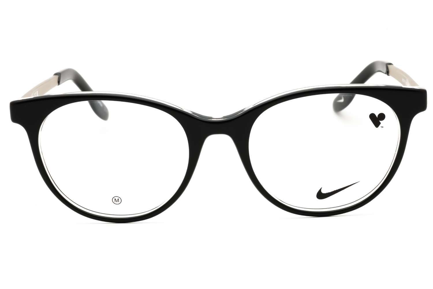 Nike NIKE 7173 - Black, Acetate, Round frame