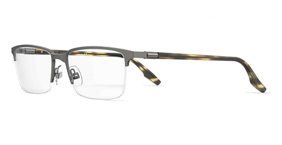 Elasta E 8005 - Matte Dark Ruthenium, Stainless Steel, Rectangle frame