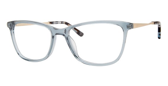 Liz Claiborne L 463 - Aqua Crystal, Acetate, Rectangle frame