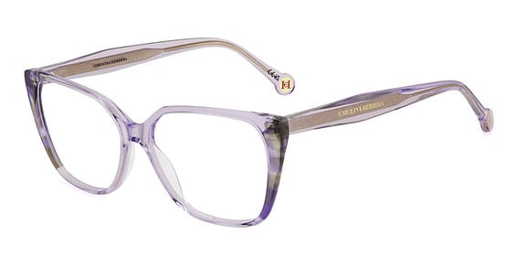 Carolina Herrera HER 0341 - Lilac, Acetate, Cat Eye frame