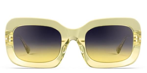 KITS Jenny Sun - Crystal Green, Acetate, Rectangle frame