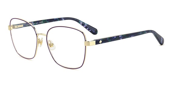 Kate Spade KS Kora/G - Gold Viol, Stainless Steel, Rectangle frame