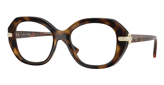 Vogue VO5705B - Dark Havana, Acetate, Oval frame
