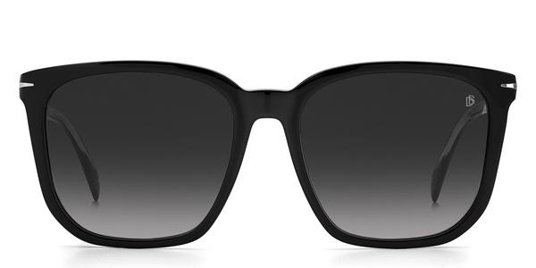 David Beckham DB 1071/F/S - Black, Acetate, Rectangle frame